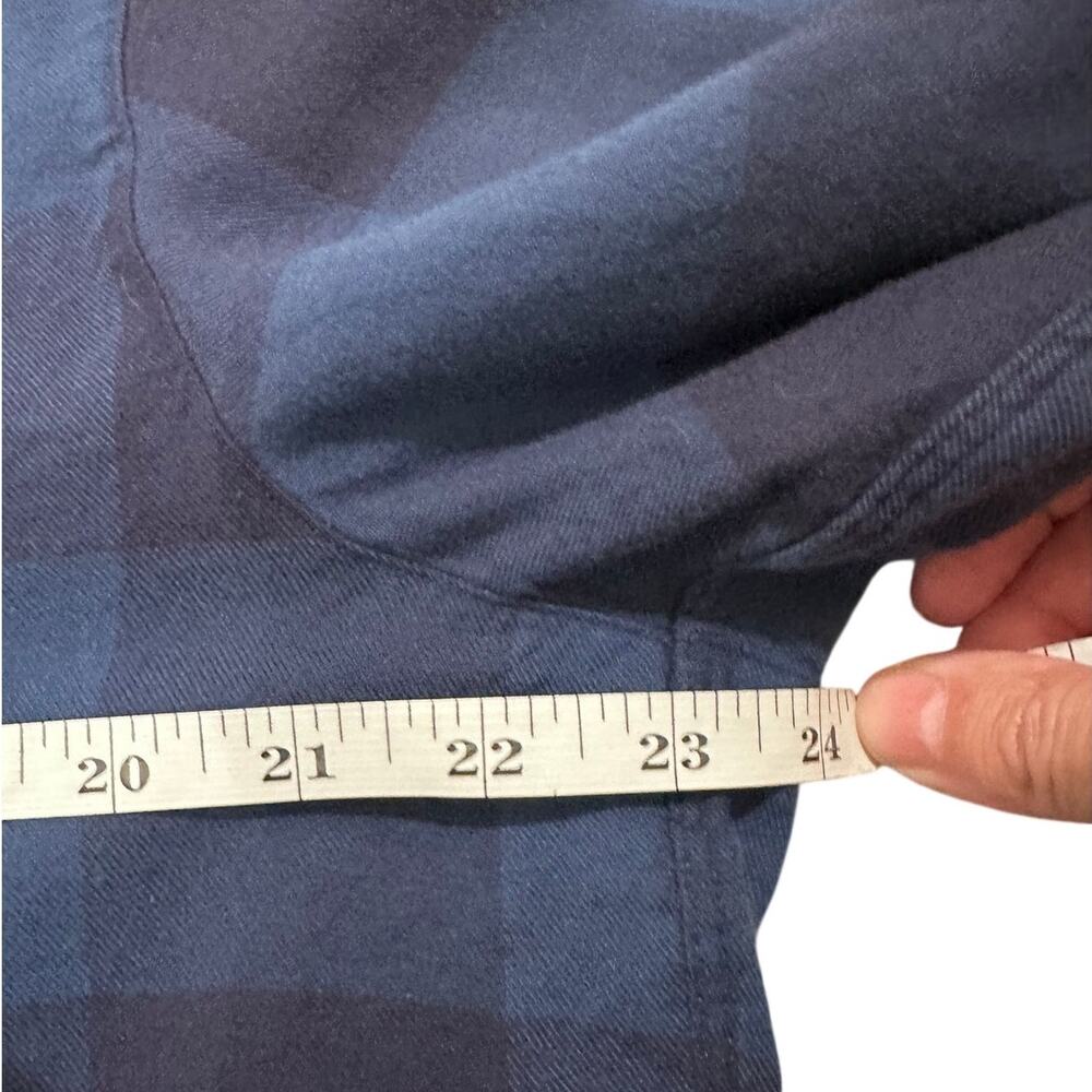 GRAYSON by Frank & Eileen The Hero Women's Plaid Shirt Blue Black, size 4 (L) - Picture 3 of 8